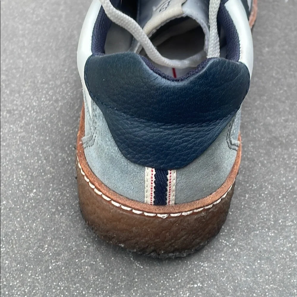 ED - Ellen Stylish Blue and White Sneakers Danby 3 - Picture 12 of 14